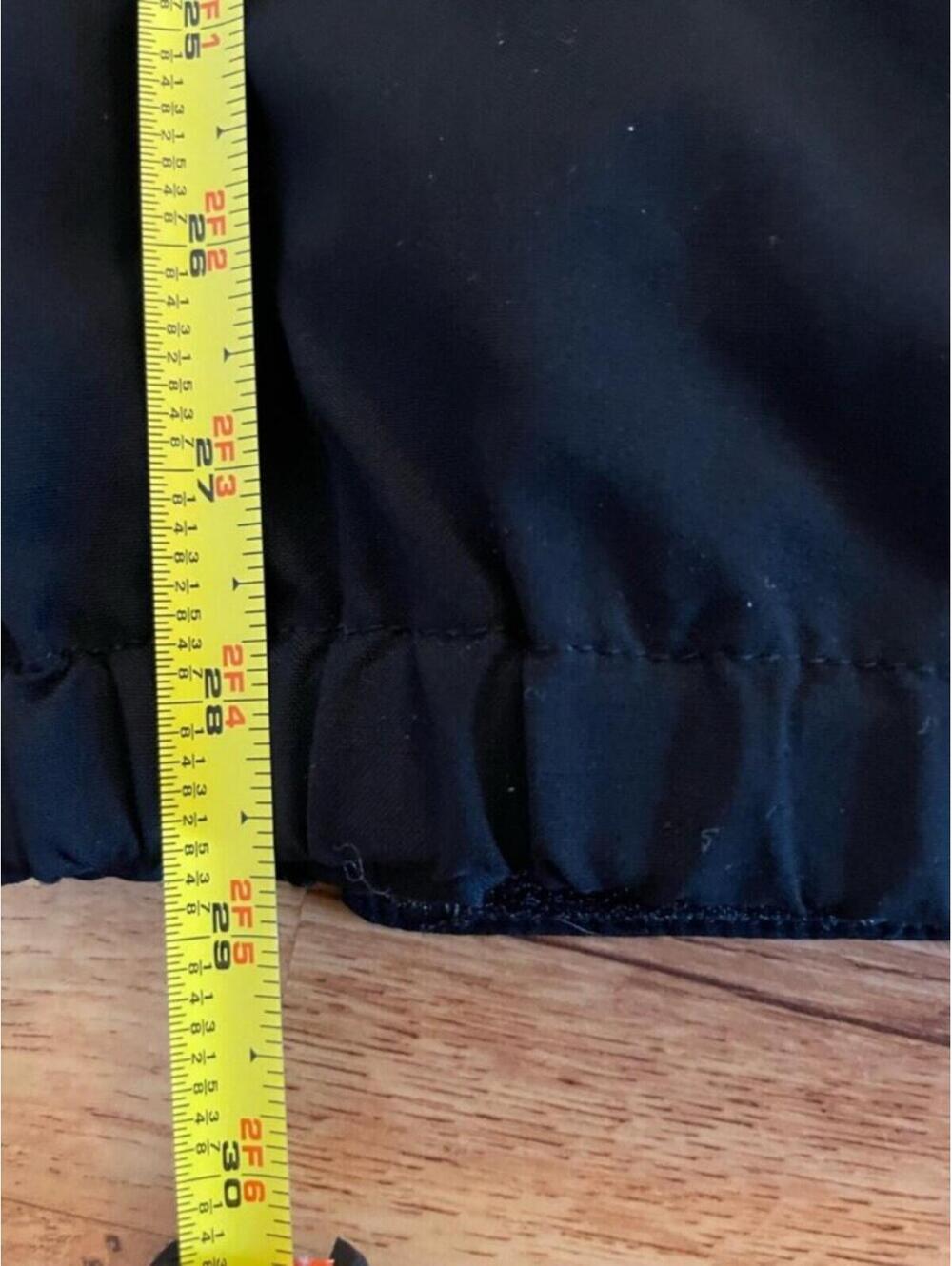 Prada Black Technical Jogger Pants Logo Ankle Strap Size 46 US 10/12 - Picture 10 of 15